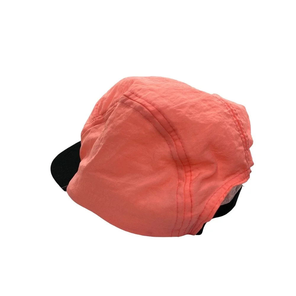 Levi's Florescent Pink Blood Orange Hat Adjustable Strap 5‎ Panel